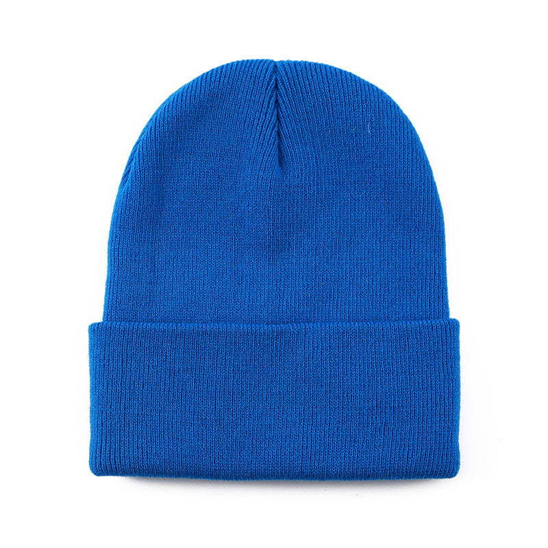 Wholesale Solid color knit hat  basic style beanie